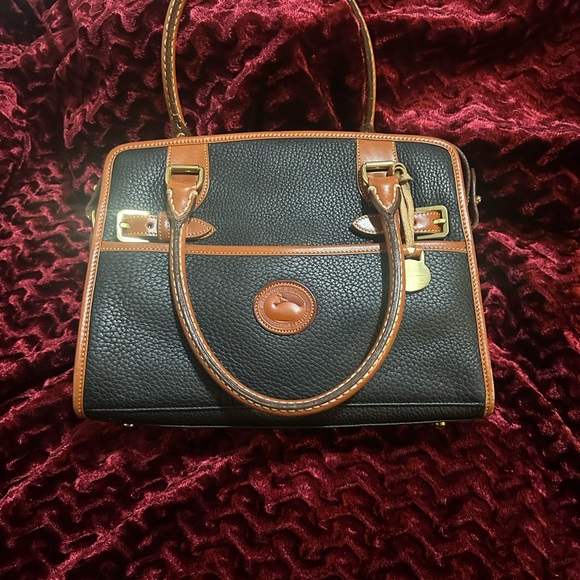 Dooney & Bourke Black and Brown Satchel - Picture 3 of 12
